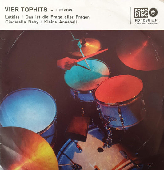 Ernst Jäger, Bobby Stern , Jimmy Fields, Udo Spitz, Met Orkest Teddy Todd - Vier Tophits Vinyl Singles Vinyl Very Good (VG) <br> Hoes Good Plus (G+)