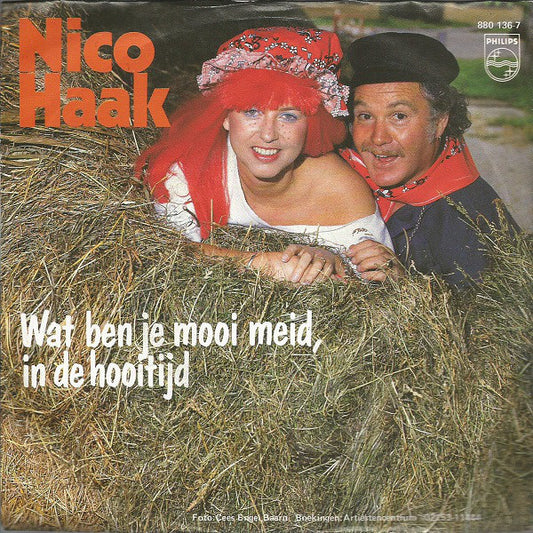 Nico Haak - Wat Ben Je Mooi Meid, In De Hooitijd 28690 Vinyl Singles Goede Staat