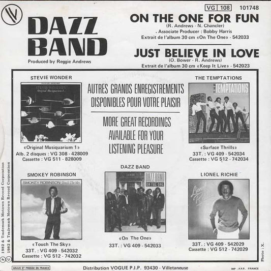 Dazz Band - On The One For Fun