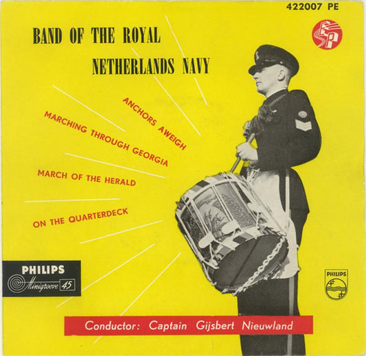 Band Of The Royal Netherlands Navy - Anchors Aweigh 29854 Vinyl Singles EP Vinyl Very Good (VG) <br> Hoes Good Plus (G+)