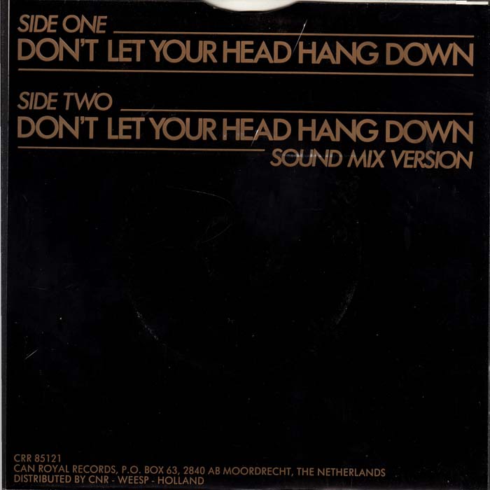 Barry Springfield - Don't Let Your Head Hang Down 21987 Vinyl Singles Goede Staat