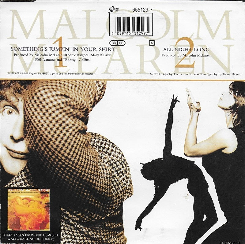 Lisa Marie With Malcolm McLaren & The Bootzilla Orchestra - Something's Jumpin' In Your Shirt 12627 Vinyl Singles VINYLSINGLES.NL