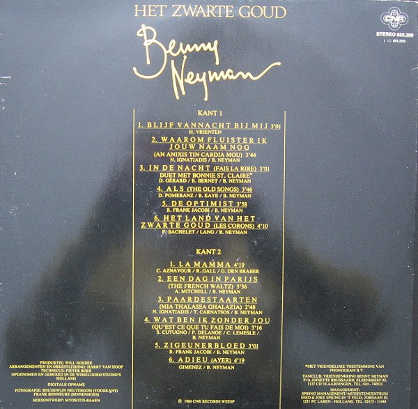 Benny Neyman - Het Zwarte Goud (LP) Vinyl LP VINYLSINGLES.NL