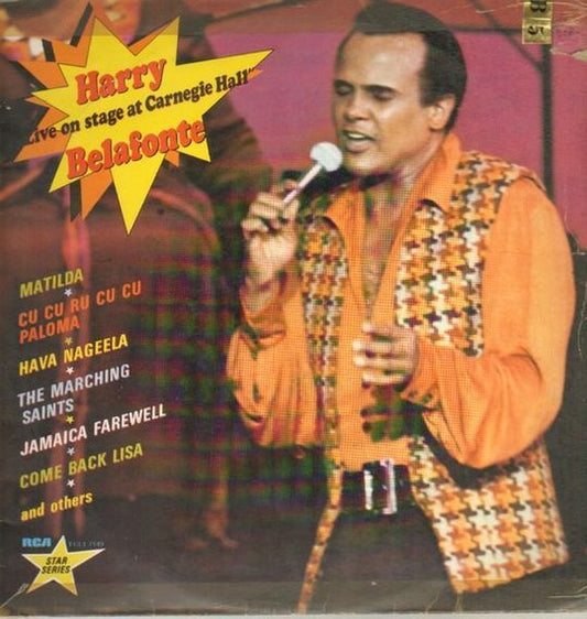 Harry Belafonte - Live On Stage At Carnegie Hall (LP) 40787 41385 Vinyl LP VINYLSINGLES.NL