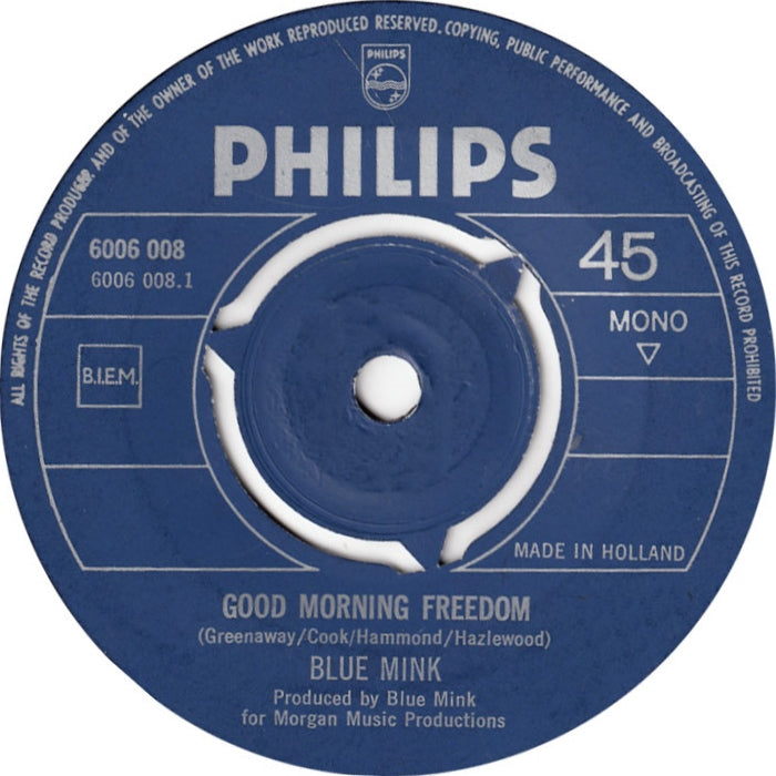 Blue Mink - Good Morning Freedom 04098 24827 Vinyl Singles Goede Staat