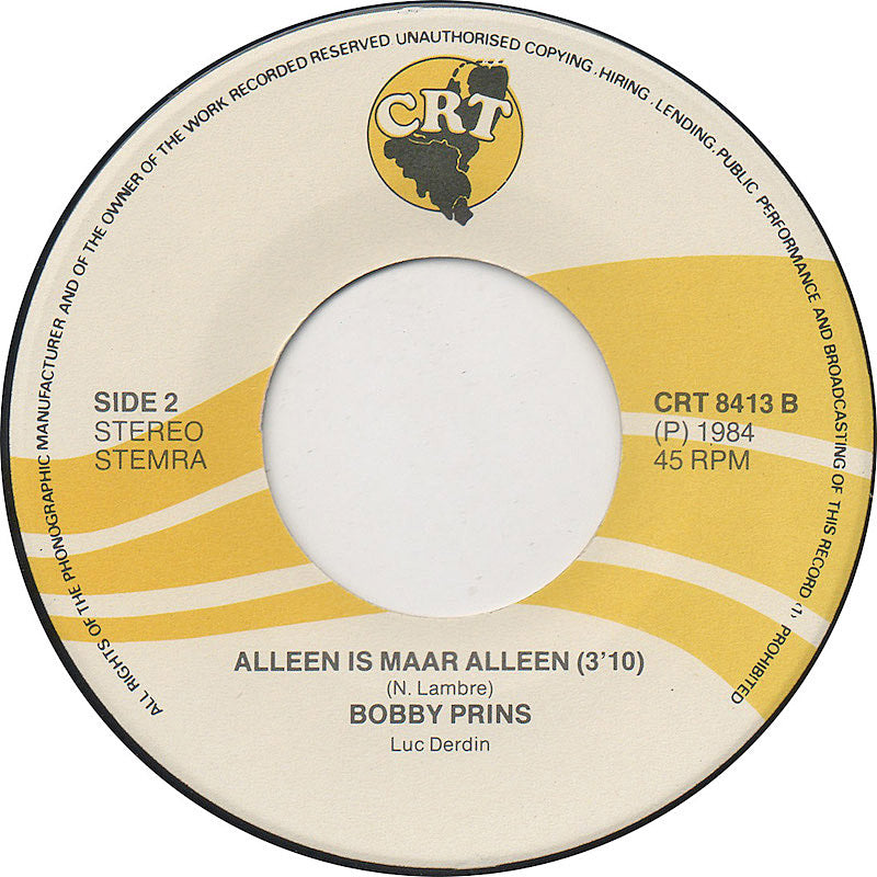 Bobby Prins - Toe Kom In M'n Armen 16065 15152 35112 36043 Vinyl Singles VINYLSINGLES.NL