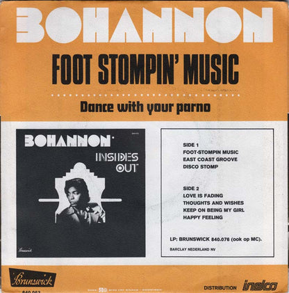 Bohannon - Foot Stompin Music 15295 26427 Vinyl Singles Goede Staat