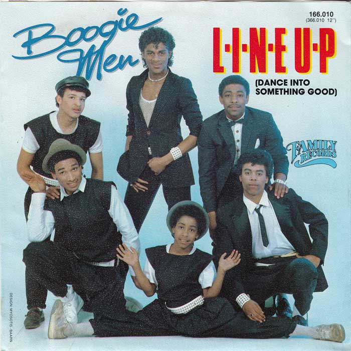 Boogiemen - Line Up (Dance Into Something Good) Vinyl Singles Vinyl Very Good (VG) <br> Hoes Good Plus (G+)