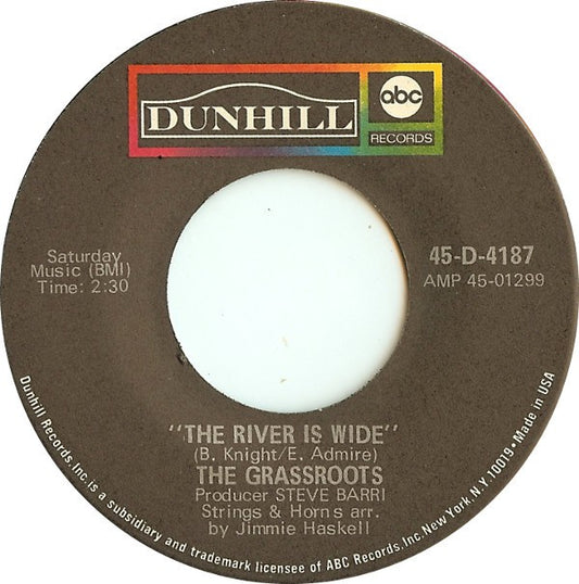 Grass Roots - The River Is Wide / (You Gotta) Live For Love 21871 Vinyl Singles Hoes: Generic