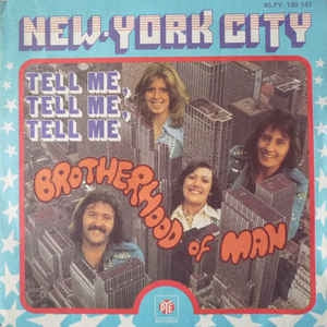 Brotherhood Of Man - New-York City 15177 Vinyl Singles Goede Staat