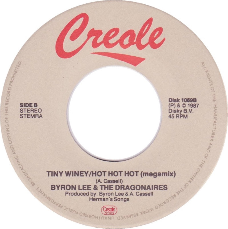 Byron Lee And The Dragonaires - Tiny Winey 31348 Vinyl Singles VINYLSINGLES.NL