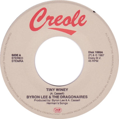 Byron Lee And The Dragonaires - Tiny Winey 31348 Vinyl Singles VINYLSINGLES.NL