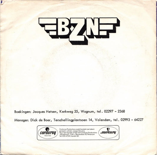 BZN - The Clown 35392 Vinyl Singles Vinyl Zeer Goed / Hoesje Goed "VINYLSINGLES.NL"