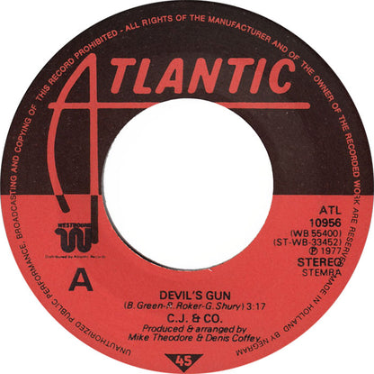 C.J. & Co - Devil's Gun 12954 Vinyl Singles Goede Staat