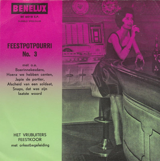 Vrijbuiters Feestkoor - Feestpotpourri No.* Vinyl Singles Vinyl Very Good (VG) <br> Hoes Good Plus (G+)