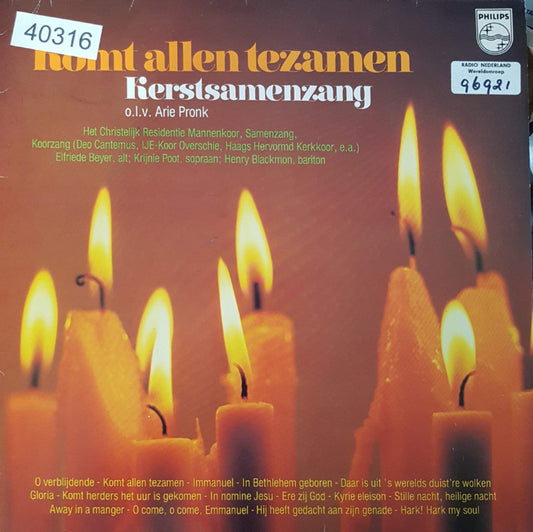 Arie Pronk - Komt Allen Tezamen (LP) 40316 Vinyl LP VINYLSINGLES.NL