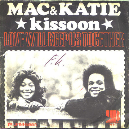 Mac & Katie Kissoon - Love Will Keep Us Together 15530 Vinyl Singles Goede Staat