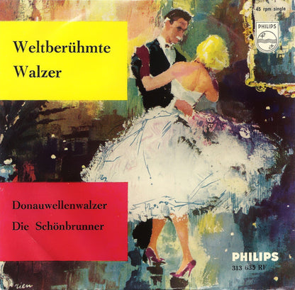 Robert Stolz - Donauwellen Walzer Vinyl Singles Vinyl Very Good (VG) <br> Hoes Good Plus (G+)