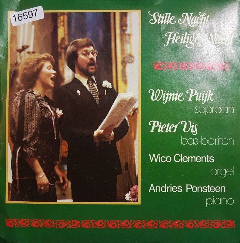 Wijnie Puijk Pieter Vis - Stille Nacht Heilige Nacht (EP) 40394 Vinyl Singles EP Goede Staat