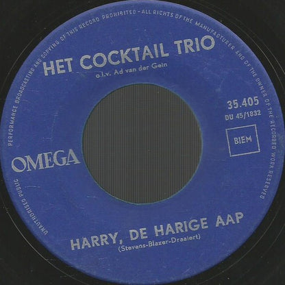 Cocktail Trio - Harry, De Harige Aap Vinyl Singles VINYLSINGLES.NL
