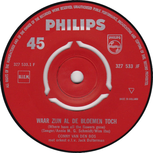 Conny van den Bos - Waar Zijn Al De Bloemen Toch