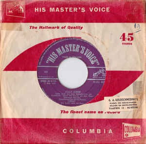 Conny Froboess - Jolly Joker Vinyl Singles Vinyl Very Good (VG) <br> Hoes Good Plus (G+)