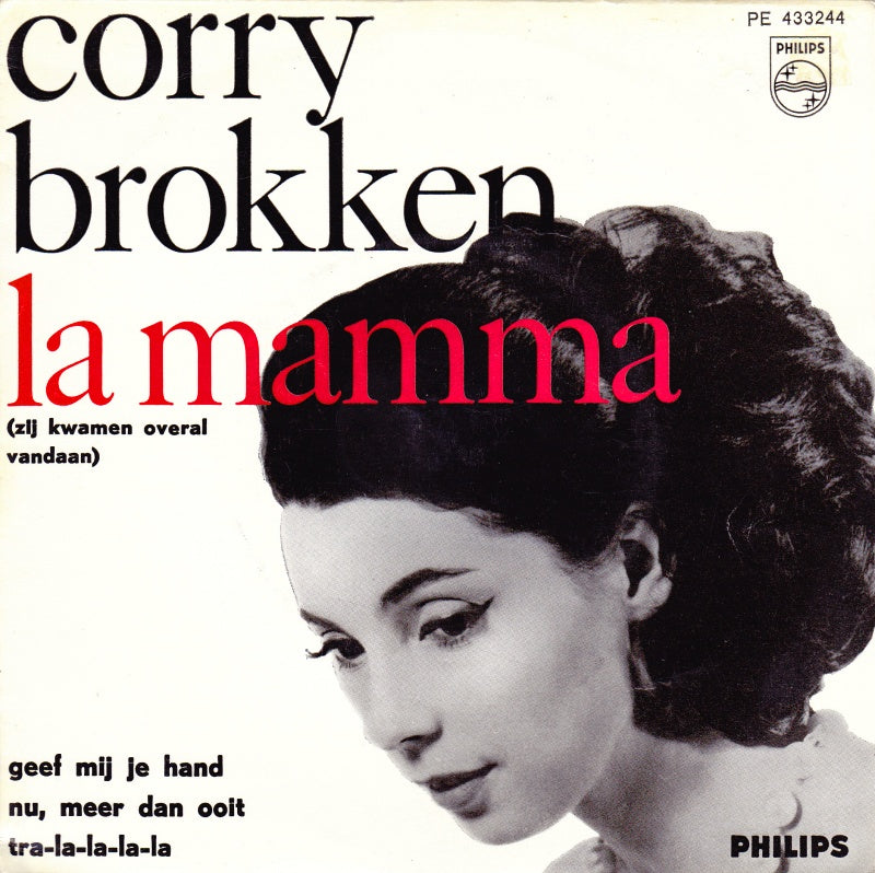 Corry Brokken - La Mamma (Zij Kwamen Overal Vandaan) 16298 Vinyl Singles EP Vinyl Very Good (VG) <br> Hoes Good Plus (G+)