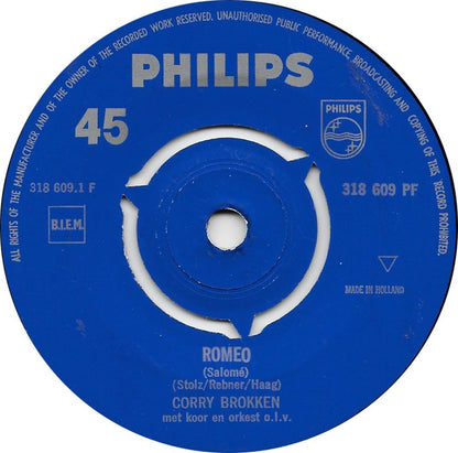 Corry Brokken - Romeo Vinyl Singles VINYLSINGLES.NL
