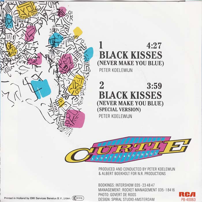 Curtie And The Boombox - Black Kisses 30488 Vinyl Singles Goede Staat