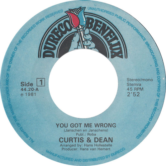 Paul Curtis & Hazell Dean - You Got Me Wrong 33376