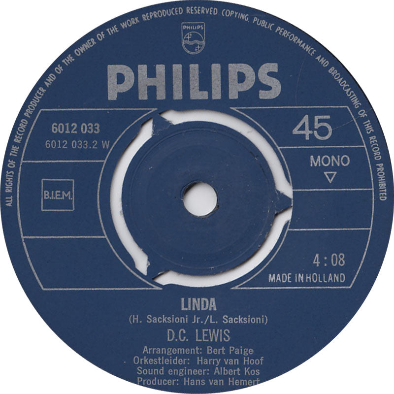 D.C. Lewis - Zijn Testament 03930 Vinyl Singles VINYLSINGLES.NL