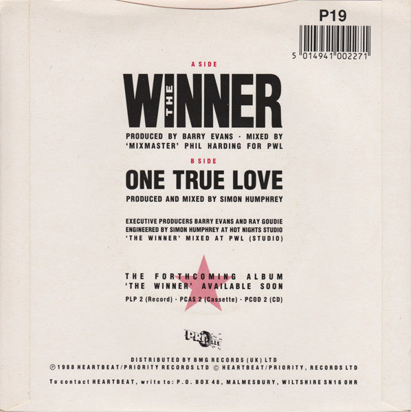 Heartbeat - The Winner 22957 Vinyl Singles VINYLSINGLES.NL