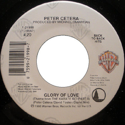 Peter Cetera W/ Amy Grant / Peter Cetera - The Next Time I Fall / Glory Of Love 14599 Vinyl Singles VINYLSINGLES.NL