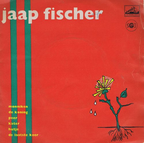 Jaap Fischer - Monniken (EP) 29673 Vinyl Singles EP Redelijke Staat