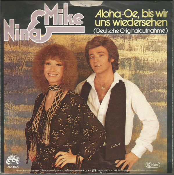 Nina & Mike - Aloha-Oe, Bis Wir Uns Wiedersehen 22774 Vinyl Singles VINYLSINGLES.NL