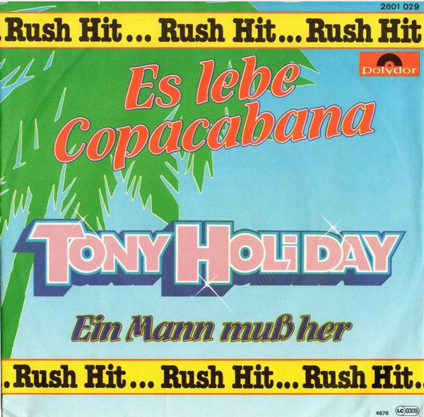 Tony Holiday - Es Lebe Copacabana 23230 Vinyl Singles VINYLSINGLES.NL