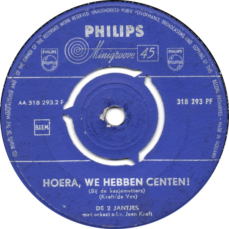 2 Jantjes - De Smokkelaar 13653 Vinyl Singles Goede Staat