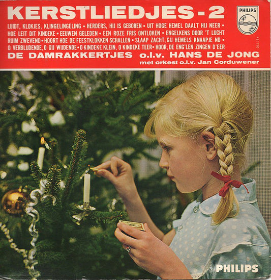 Damrakkertjes - Kerstliedjes 2 (EP) 07218 Vinyl Singles EP Goede Staat