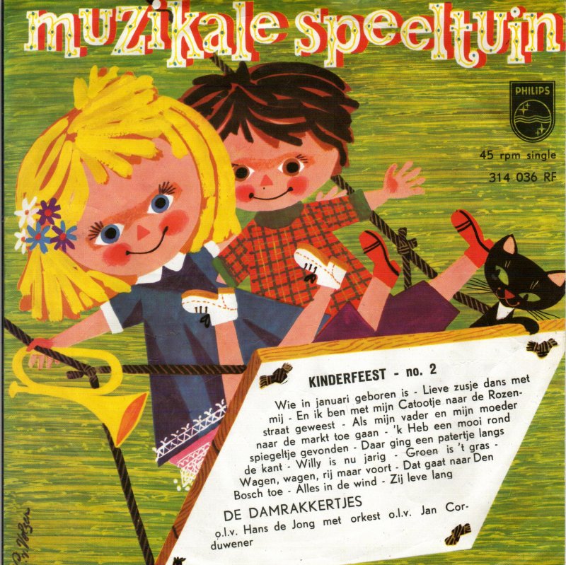 Damrakkertjes - Kinderfeest Vinyl Singles VINYLSINGLES.NL