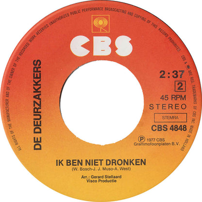 Deurzakkers - Later Komt De Kater 18075 Vinyl Singles VINYLSINGLES.NL