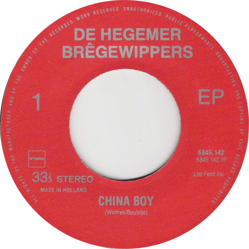 Hegemer Brêgewippers - China Boy 18809 Vinyl Singles Goede Staat