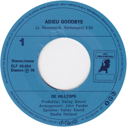 Hilltops - Adieu Goodbye 16300 Vinyl Singles VINYLSINGLES.NL