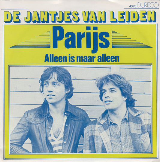 Jantjes Van Leiden - Parijs Vinyl Singles Vinyl Very Good (VG) <br> Hoes Good Plus (G+)