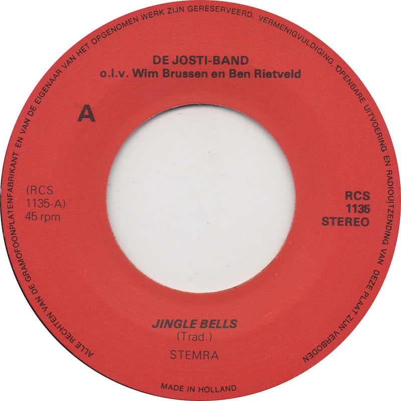 Jostiband - Jingle Bells 03716 Vinyl Singles VINYLSINGLES.NL