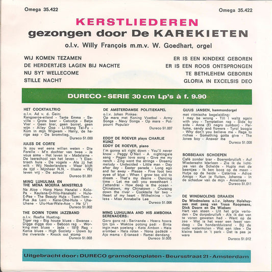 Kinderkoor De Karekieten - Kinder Kerstliederen 37411 Vinyl Singles Vinyl Zeer Goed / Hoesje Goed "VINYLSINGLES.NL"
