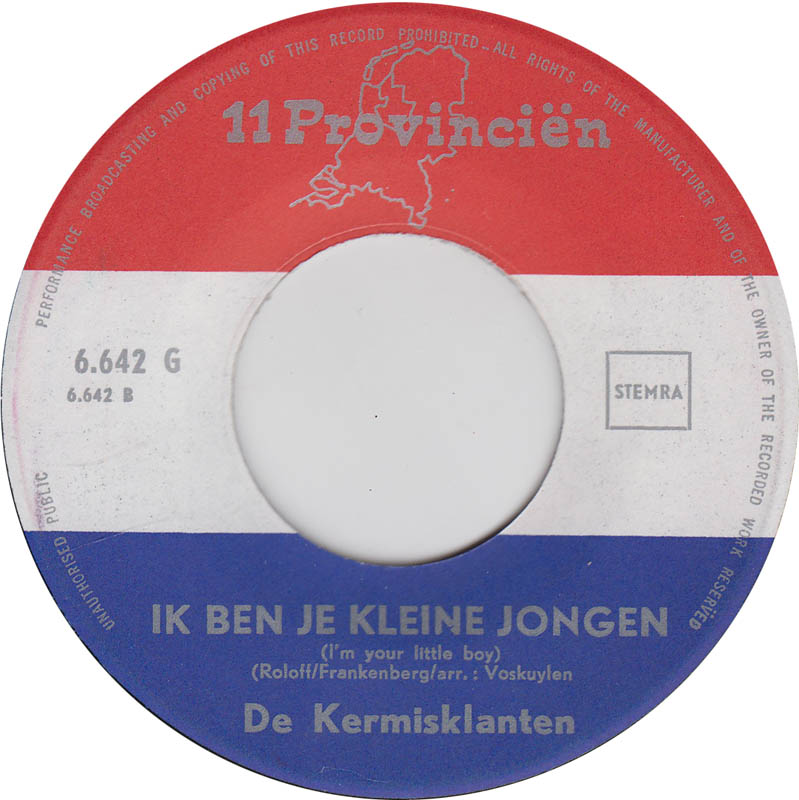 Kermisklanten - Zigeunertango 07216 29886 Vinyl Singles VINYLSINGLES.NL