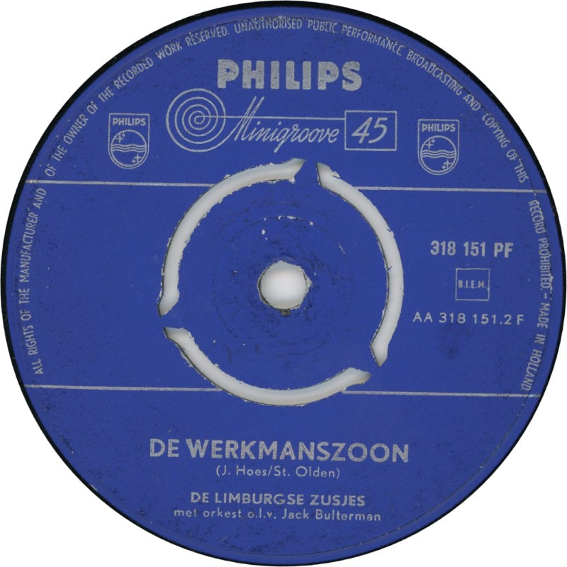 Limburgse Zusjes - Twee Gedroogde Rozen Vinyl Singles VINYLSINGLES.NL