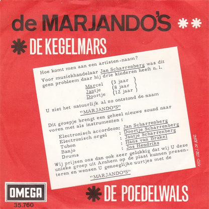 Marjando's - De Kegelmars Vinyl Singles VINYLSINGLES.NL