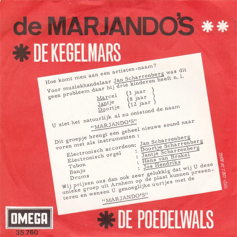 Marjando's - De Kegelmars 31145 Vinyl Singles VINYLSINGLES.NL