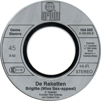Raketten - Schatje Kom Terug Vinyl Singles VINYLSINGLES.NL